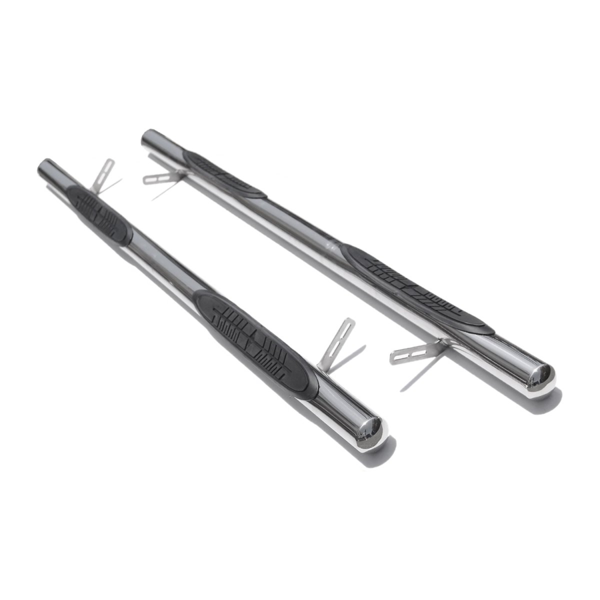 Audi Q7 Side Steps - Omac - S.Steel Oval - '07-'15